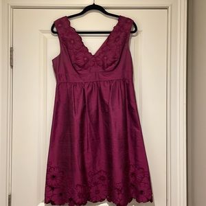 Adrianna Papell Fuchsia Party Dress